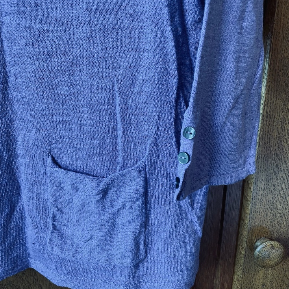 JJill crewneck linen cotton sweater size small